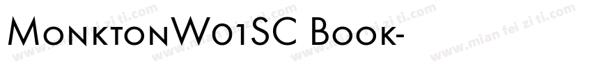 MonktonW01SC Book字体转换